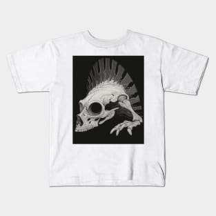 Sketch of an Alien Skeleton Kids T-Shirt